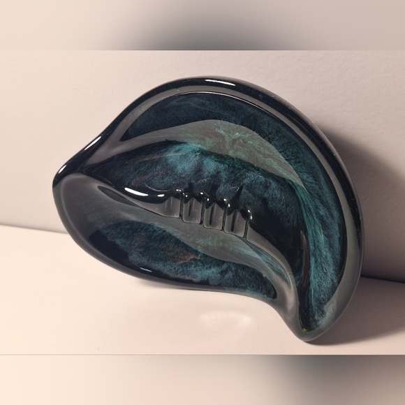 Green retro ashtray - Picture 8 of 15